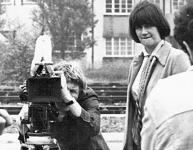 Ron Peck and Joanna Davis working on <strong>Railman</strong> Photo by François Théault.