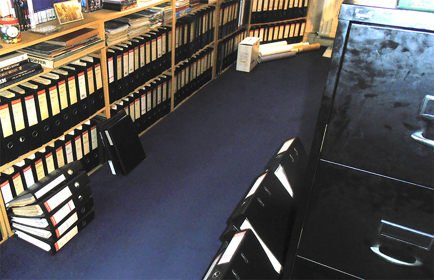 At a certain point all this material becomes a bit overwhelming. It has to be sorted, culled, some of it binned.