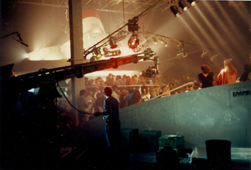 For <strong>Empire State</strong> a mock-up of an ocean liner was built as part of a nightclub. Photo by Adrian Carbutt.